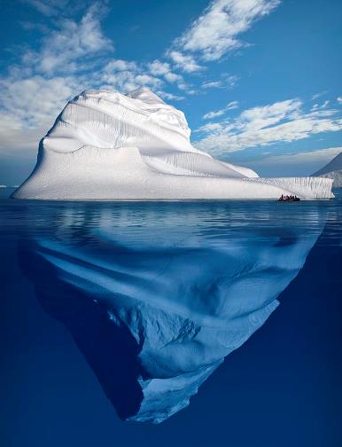 iceberg relacion con la vida